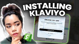 How to install  klaviyo email sign up form on Shopify   | shopify 2024