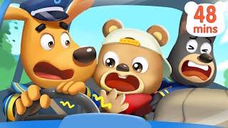 Don't Play in Driver's Seat | Car Safety | Detective| Kids Cartoon | Sheriff Labrador | BabyBus