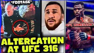 Merab Dvalishvili Gets Into HEATED ALTERCATION With UFC Security Guard, Francis Ngannou BACK IN UFC?