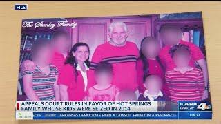 Appeals Court Rules in Favor of Hot Springs Family Whose Kids were Seized in 2014