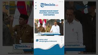 Momen Menteri PUPR yang Mendampingi Presiden Jokowi Langsung Gercep Minta Payung Saat Hujan Turun
