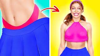 OUTFIT HACKS FOR POPULAR STUDENTS | Epic Clothes Hacks & Easy Fashion Tricks by 123GO! SCHOOL