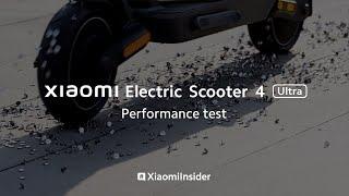 Xiaomi Electric Scooter 4 Ultra performance test | Xiaomi Insider