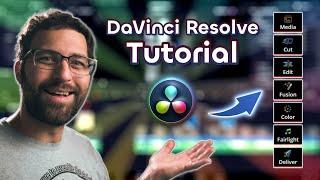 DaVinci Resolve Full Crash Course for Beginners - Learn EVERY PAGE