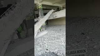 Jasa bongkar dan bobok beton profesional dan termurah #bongkar