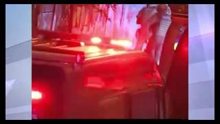 Explosion Rocks Downtown Santiago