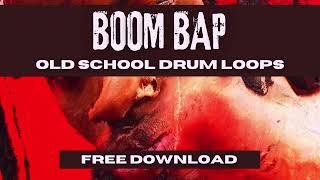 FIRE DRUM LOOPS!!! Boom Bap Old School Breaks (90's, Old School Hip Hop Loops)