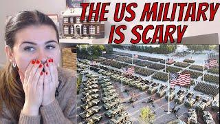 Brit SHOCKED at how STRONG the US Military is in 2025!