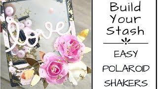 BUILD YOUR STASH : POLAROID EMBELLISHMENTS  | TUTORIAL | #1