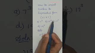 How to convert number to Exponential form