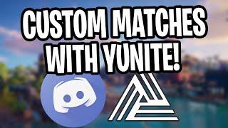 How to host FORTNITE CUSTOM MATCHMAKING/SCRIMS in Discord! (How to setup Yunite Bot)