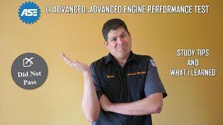 Studying and taking the ASE L1 Advanced Engine Performance Test Series - Part 1 - I failed and why?