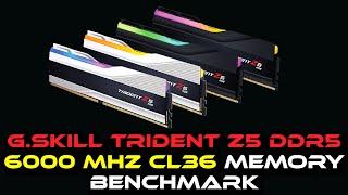 G.Skill Trident Z5 DDR5 6000 MHz CL36 Memory Review | Best DDR5 RAM For Gaming 2022 | DDR5 Power