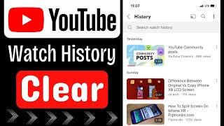 How to CLEAR YouTube Watch History (Mobile App)