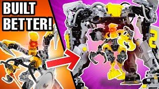 How To Use XT4's LEGO Parts In Bionicle MOCs