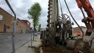 Comacchio CHF 500  Piling Rig in Bermondsey - London CFA Piling