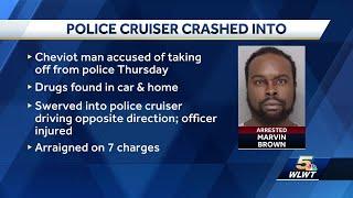 Cheviot man arrested after allegedly swerving while driving to intentionally hit police car