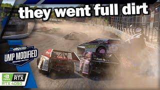 UMP Modifieds - Huset's Speedway - iRacing Dirt Gameplay