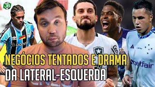  OS MUITOS NEGÓCIOS TENTADOS E O DRAMA QUE O GRÊMIO VIVE NA LATERAL-ESQUERDA