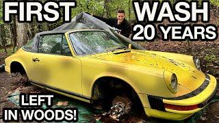 First Wash in 20 Years: Abandoned Porsche 911 Car Detailing Restoration!