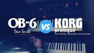 Sequential OB-6 vs Korg Prologue: choosing the best VCO Analog Polyphonic Synthesizer