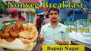 Nonveg Breakfast in Bhubaneswar//Best tiffin stall near Bapuji nagar bbsr @theadventurepro