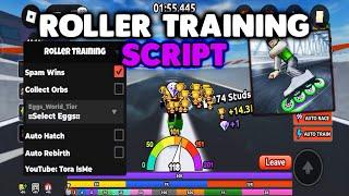 Roller Training Script - (Inf Wins, Collect Orbs, Auto Hatch Eggs, Auto Rebirth)