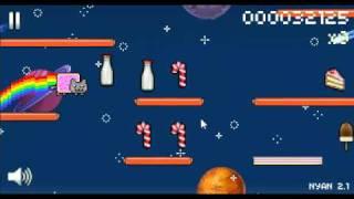 Nyan Cat: Lost in Space Game Play [FLASH GAME]