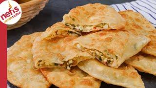 PUF PUF KABARAN  DIŞI ÇITIR ÇITIR  Peynirli Çiğ Börek (Çi Börek) Tarifi