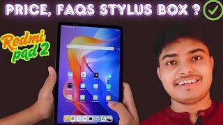 Redmi Pad 2 Price, Discount, Faqs Stylus in Box Or not , Netflix HD Support Or not?? #redmipad2