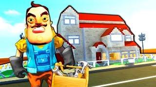 КАК СПАСТИСЬ ОТ ДЕДА-СОСЕДА В ХИТРОМ ДОМЕ! - ПРИВЕТ СОСЕД В SCRAP MECHANIC ( Hello Neighbor )