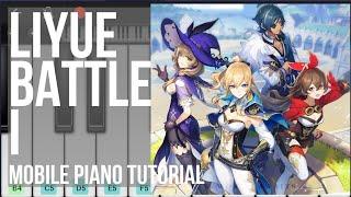 Mobile Piano Tutorial: How to play Liyue Battle I (Genshin Impact) by Yu Peng Chen