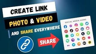 How To Create Link For Video & Photo File | Turn Video & Images To Link Url