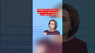 Maia Sandu despre aderarea Republicii Moldova la UE #fărăprotocol #maiasandu