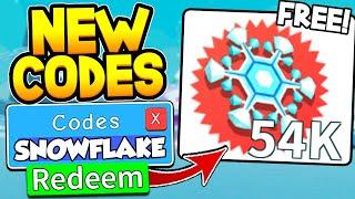 ALL 17 SECRET MYTHICAL SNOWFLAKE CODES IN WEAPON FIGHTING SIMULATOR - Roblox