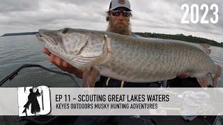 Scouting NEW Great Lakes Muskie Waters - Keyes Outdoors Musky Hunting Adventures