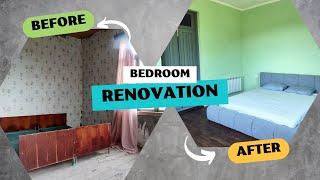 #17 Bedroom BEFORE and AFTER  Budget Renovation DIY