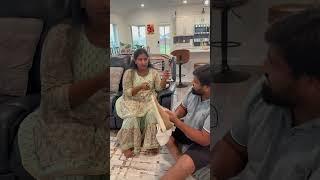 Aaah manalni kadule ‍️ || Couple Comedy || USA Telugu Vlogs #shorts  #couplecomedy