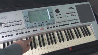 Korg PA 50 synth performing Lambada Music Style