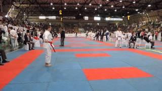 Fabricio Siqueira KATA UNSU Campeonato Brasileiro de Karate I etapa Foz Iguaçu 2015