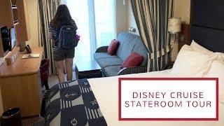 Disney Cruise Stateroom Tour | Deluxe Oceanview Stateroom with Verandah