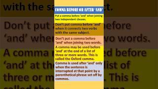#Short and viral: When to use a comma before or after 'and'