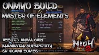 Nioh 2 - Onmyo Build - Master of Elements