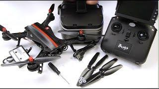 MJX RC Bugs 8 or 6 Beginner brushless 250 racer quad, 5.8Hz FPV goggles, features, flight preview