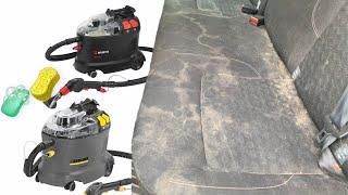 Shampooer Karcher Puzzi 8/1c How to Clean Seat & Carpets Correctly