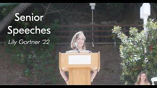 Lily Gortner '22 - Senior Speech