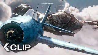 Predator Ship Attacks WW2 Fighter Scene - PREDATOR: Killer of Killers (2025)