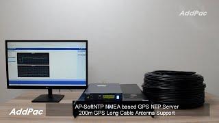 AP-SoftNTP NMEA bsed GPS NTP Server 200m GPS Long Antenna Support(NMEA기반 고성능GPS시각동기서버 200m GPS안테나지원)