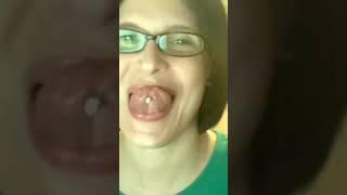 tongue teeth asmr || tongue twister challenge #tonguetwisterchallenge #uvula #tongue