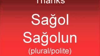 Say Please, Thank You and Hello in Turkish